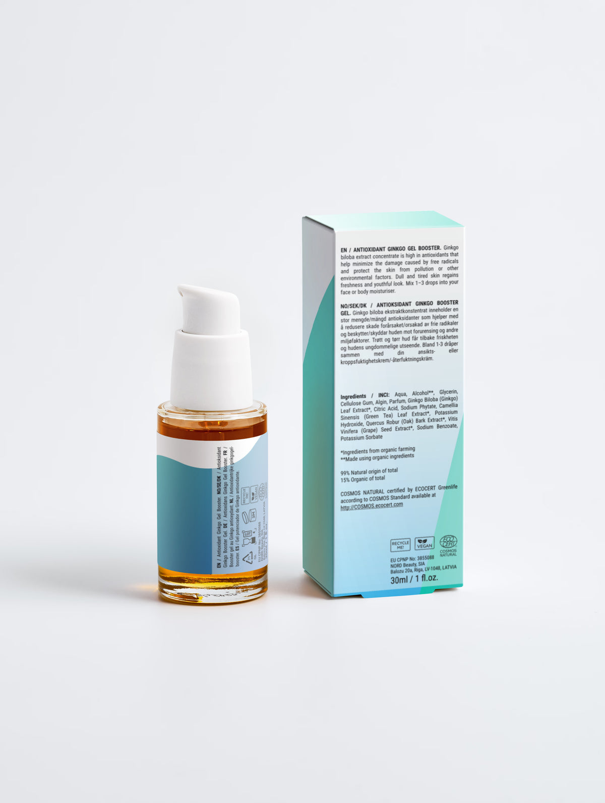 Antioxidant Ginkgo Gel Booster